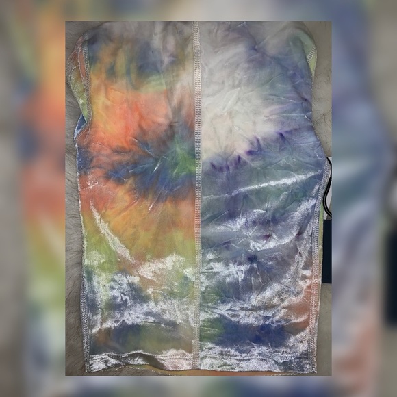 Aritzia Moon Soft Rainbow Toe Dye Turtle Neck - Picture 2 of 2